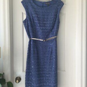 Blue cocktail dress